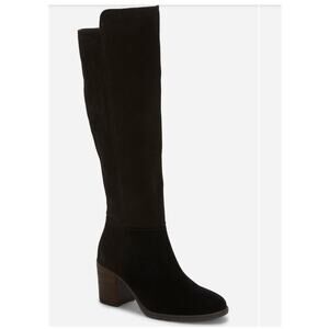 NIB Lucky Bonnay Knee High Leather Boot Black 6.5